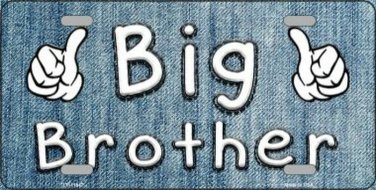 Custom Novelty License Plate Car Tag With Big Brother