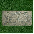 Custom Personalized License Plate Auto Tag With Amazing Leaves Design Add Names