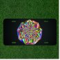 Custom Personalized License Plate Auto Tag With Fancy Star Like Color Design