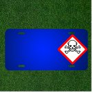 Custom Personalized License Plate With Add Names To Sign Warning Symbol Osh