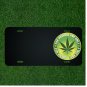 Custom Car License Plate With Add Names To For Medical Use Only Marijuana Symbol