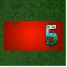 Custom Personalized License Plate With Add Names To Creation Day Five