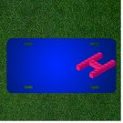 Custom Personalized License Plate With Add Names To Letter Alphabet Piece