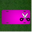 Custom Personalized Car License Plate With Add Names To Scissors Household