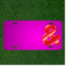 Custom Personalized Car License Plate With Add Names To Punctuation Alphabet
