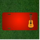 Custom Personalized License Plate With Add Names To Guitar Vector Music