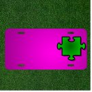 Custom Personalized Car License Plate With Add Names To Jigsaw Puzzle Piece