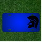 Custom Personalized License Plate With Add Names To Gladiator Helmet Roman
