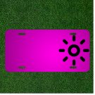 Custom Personalized Car License Plate With Add Names To Sun Sunshine Weather