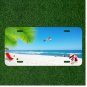 Sky Blue Sky Nature Coconut Tree Custom Novelty License Plate Car Tag