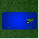 Custom Personalized License Plate With Add Names To Wheelbarrow Cart Work