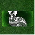 Custom Personalized License Plate Auto Tag With White Rabbi Design Art NEW