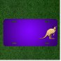 Custom Personalized License Plate With Add Names To Brown Australia Kangaroo