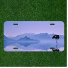 Custom Personalized License Plate Auto Tag With Amazing Blue Image Add Names