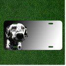 Custom Personalized License Plate Auto Tag With Dalmatian Dog Breed Add Names