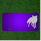 Custom Personalized License Plate With Add Names To Fox Canine Animal Mammal