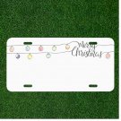 Custom Personalized License Plate Auto Tag With Merry Christmas Add Names
