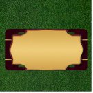 Custom Personalized License Plate With Fancy Background Add Names Or Pictures