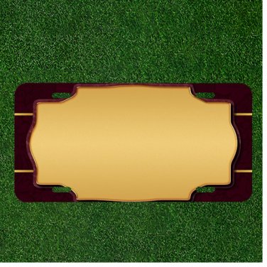 Custom Personalized License Plate With Fancy Background Add Names Or Pictures