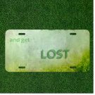 Custom Personalized License Plate Auto Tag With And Get Lost