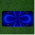 Creative Personalized Car License Plate With Abstract Background Design