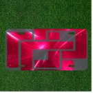 Custom Personalized License Plate Auto Tag With Fancy Pink And Gray Space Design