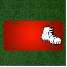 Custom Personalized License Plate With Add Names To Sneaker Chuck Shoe