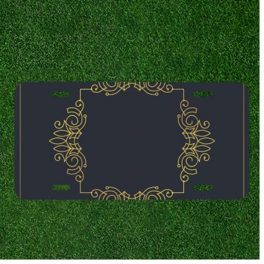 Custom Personalized License Plate Tag With Creative Design Add Pictures Or Names