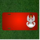Custom Personalized License Plate With Add Names To Eagle Bird Wings Crown