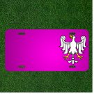 Custom Personalized Car License Plate With Add Names To Eagle Bird Beak