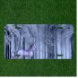 Custom Personalized License Plate Auto Tag With Amazing Unicorn By Trees Design