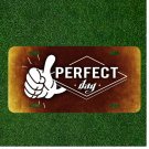 Custom Personalized License Plate Auto Tag With Perfect Day Thumbs Up