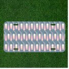 Custom Personalized Car License Plate With Seamless Pattern Background Window