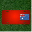 Custom Personalized License Plate With Add Names To Australia Flag Icons