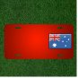 Custom Personalized License Plate With Add Names To Australia Flag Icons
