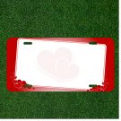 Custom Personalized License Plate Car Tag With Postcard Banner Signboard