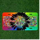 Custom Personalized License Plate Tag With Stunning National Flags People NEW