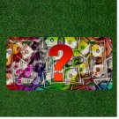 Custom Personalized License Plate Auto Tag With Question Mark Color Money DOLLAR