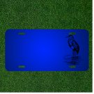 Custom Personalized License Plate With Add Names To Animal Bird Heron Sea