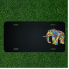 Custom Personalized License Plate With Add Names To Fancy Elephant Design NEW