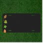 Custom Personalized License Plate Auto Tag With Gorgeous Leaves Add Names