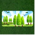 Custom Personalized Car License Plate With Landscape Nature Background