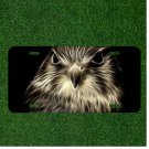 Fractalius Abstract Animal Raptor Custom Novelty License Plate Car Tag
