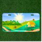 Custom Personalized License Plate Auto Tag With Gorgeous Cartoon View