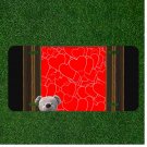 Custom Personalized License Plate Auto Tag With Hearts And Teddy Bear Design