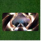 Custom Personalized License Plate Auto Tag With Stunning Hallway Of Dark City