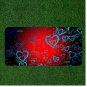 Custom Personalized License Plate Auto Tag With Blue Heart Outlines Design NEW