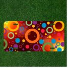 Custom Personalized License Plate Auto Tag With Colorful Wacky Circle Design NEW