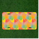 Custom Personalized License Plate Auto Tag With Colorful BALOONS Design Art NEW