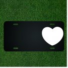 Custom Personalized License Plate With Add Names To White Heart Design NEW